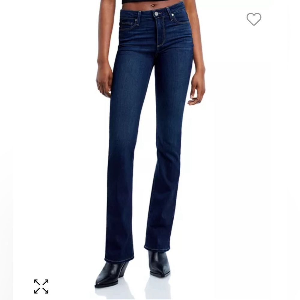Paige Denim High Rise Manhattan worn once.  Like new